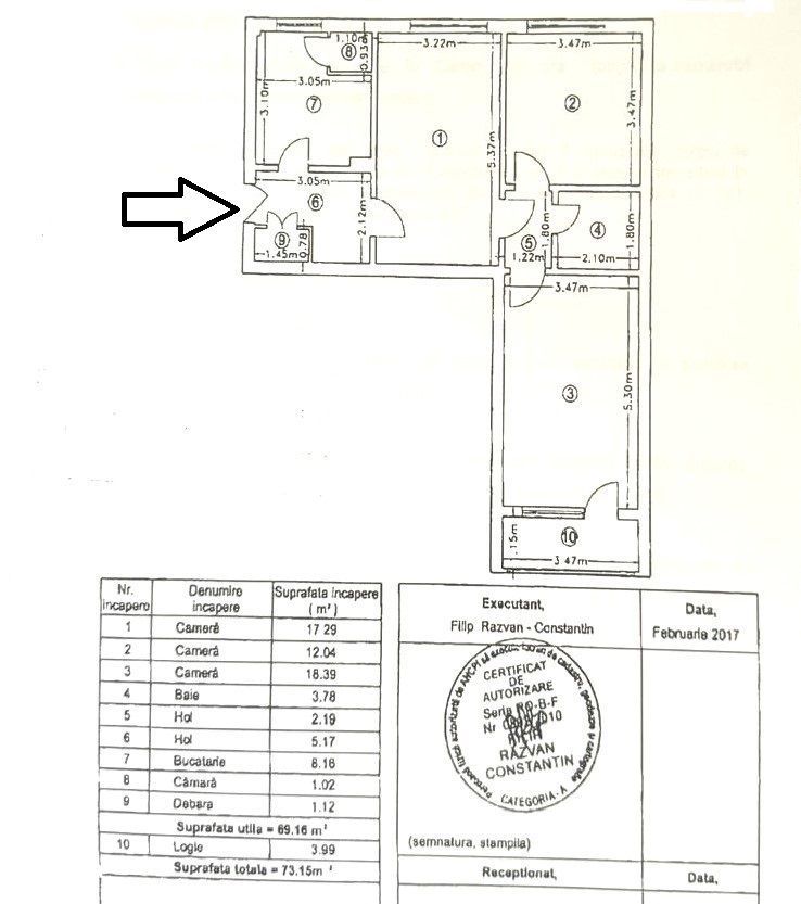 Dorobanti apartament 3 camere - Imagine principală: 11/11