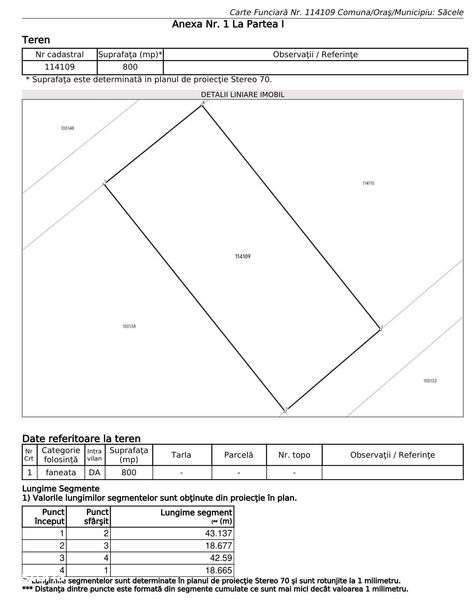 Teren Intravilan 800mp - Imagine principală: 4/6