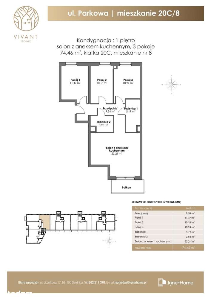 4 pok.+miejsce w garażu z ładowarką+komórka - Pełny obrazek: 2/7