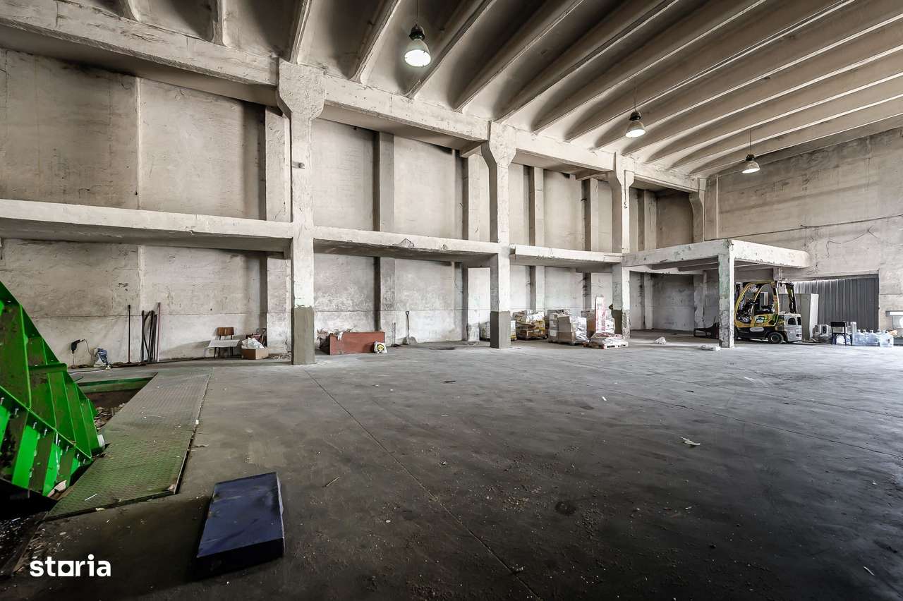 Hala depozit/spatiu productie 596mp+2171mp curte de inchiriat - Imagine principală: 4/12