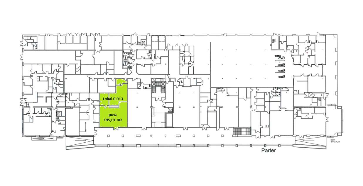 Lokal handlowo-usługowy nr 0.013 o pow. 195,01 m2, PKP Żelazna - Pełny obrazek: 2/6