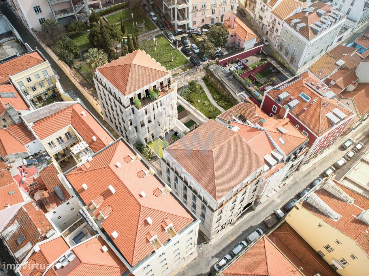 T1 Luxo com piscina comum e ginásio - Grande imagem: 5/12