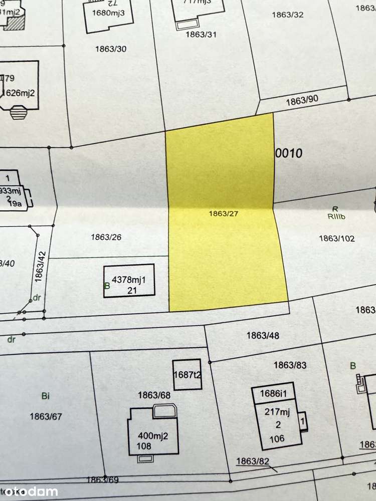 PUM 700m2 Działka budowlana z MPZP pod 7 szeregów z garażami bliźniaki - Pełny obrazek: 3/7