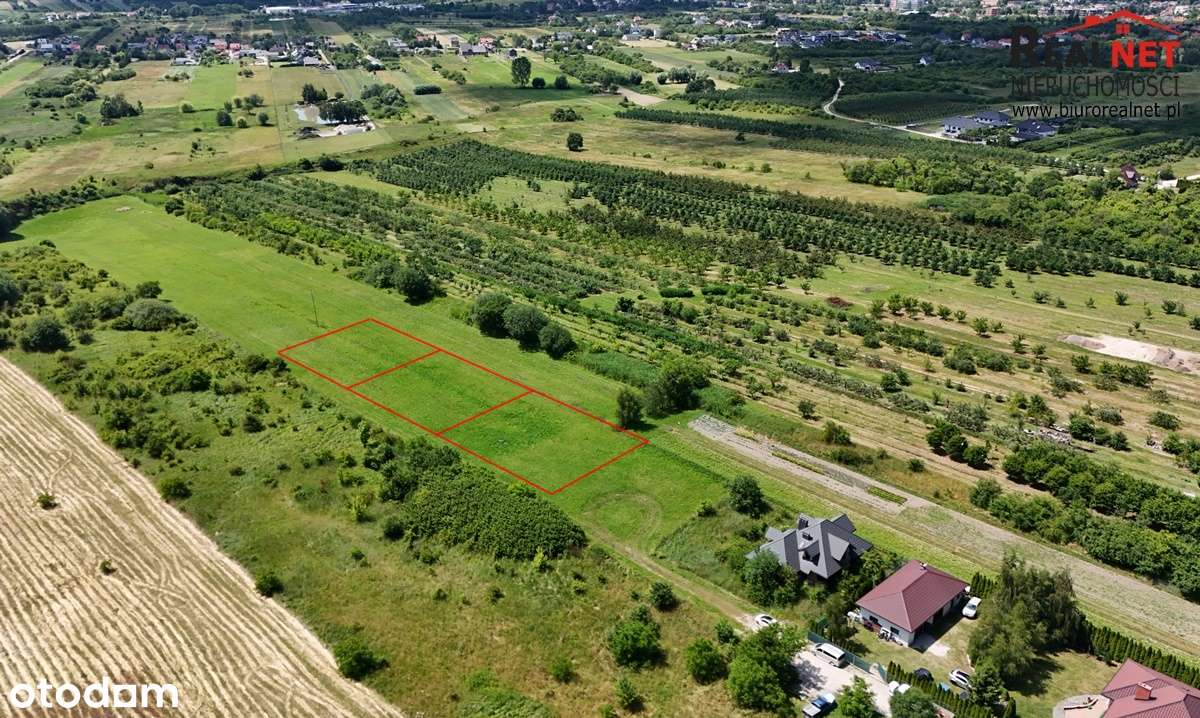 Działki budowlane 1000m2 Busko-Zdrój, Bronina - Pełny obrazek: 4/9