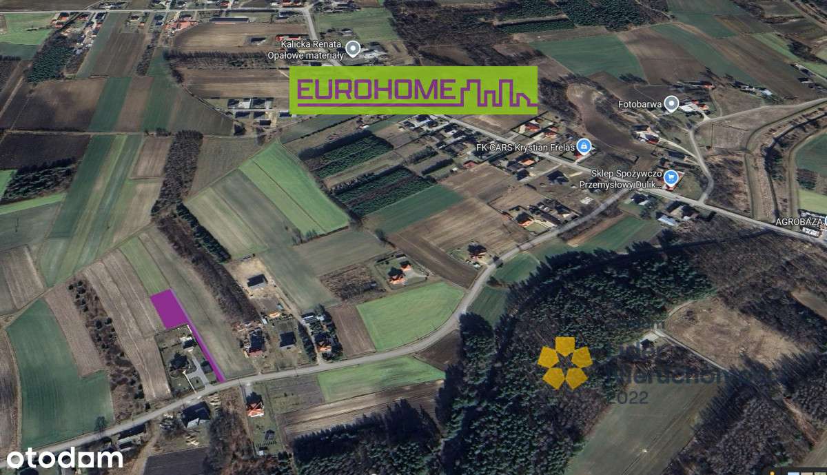 Działka budowlana 11 ar | Łysaków, gm. Czermin |-1