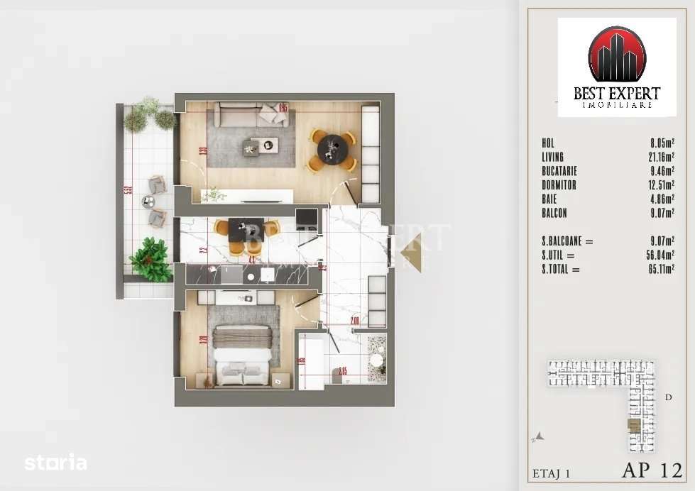 Apartament 2 Camere Zona Linistita -acces rapid STB 3 Min