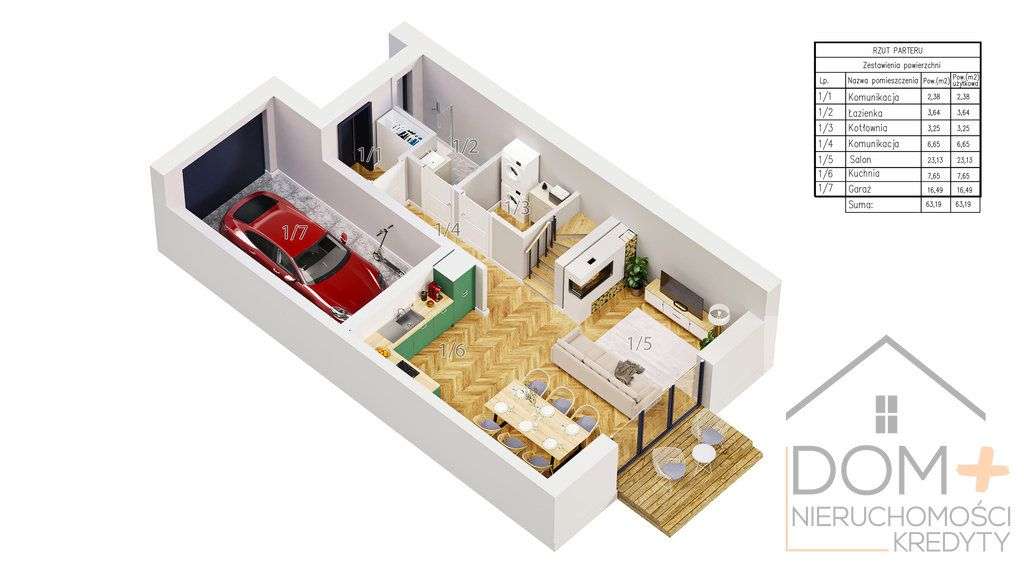 Dom, 125,14 m², Osiek-2