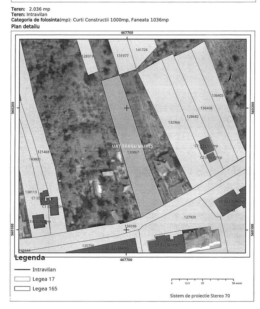 Teren Platou Cornești,StrNegoiului,2.036mp,cu toate utilitățile și PUZ-5