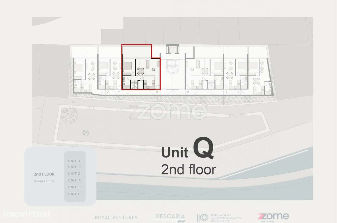 Apartamento T1 duplex novo terraço garagem Vila Nova Gaia (Fração Q... - Grande imagem: 5/19