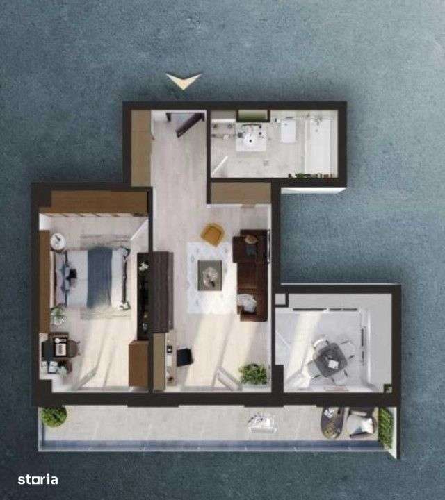Apartament de vanzare, 2 camere, terasa 15mp, garaj, Elite City - Imagine principală: 1/5