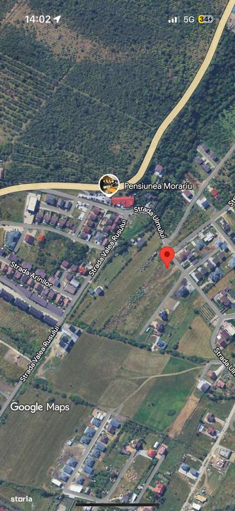 Teren intravilan 500mp, Zona Valea Rusului/Pensiunea Morariu - Imagine principală: 4/5