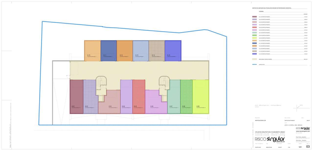 Apartamento T2 em fase de construção c/ 2 frentes e garagem fechada, e-19