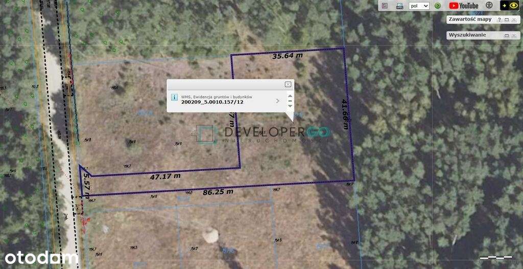 Działka przy lesie i WZ - Pełny obrazek: 2/6