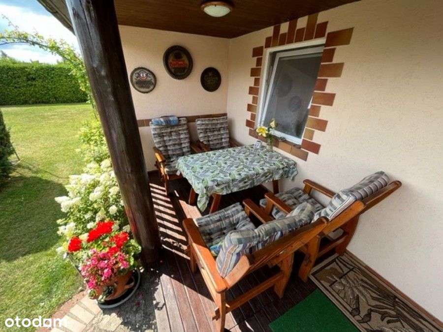 Parterowy dom nad jeziorem Woświn-9