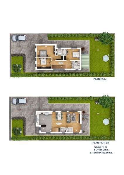 Casa P+1cu pod pentru depozitare si pompa de caldura-14