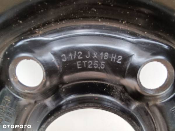 Audi Seat Vw Skoda KOŁO DOJAZDOWE dojazdówka 125/70 R18 1K0601027B - 4