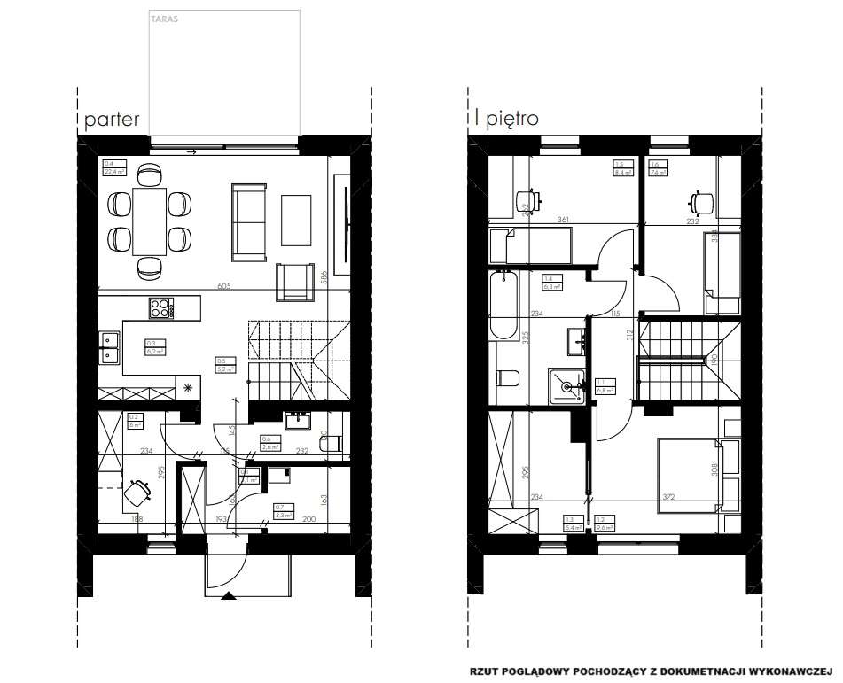 Gotowy dom- Osiedle Morelowe Żory - Pełny obrazek: 2/19