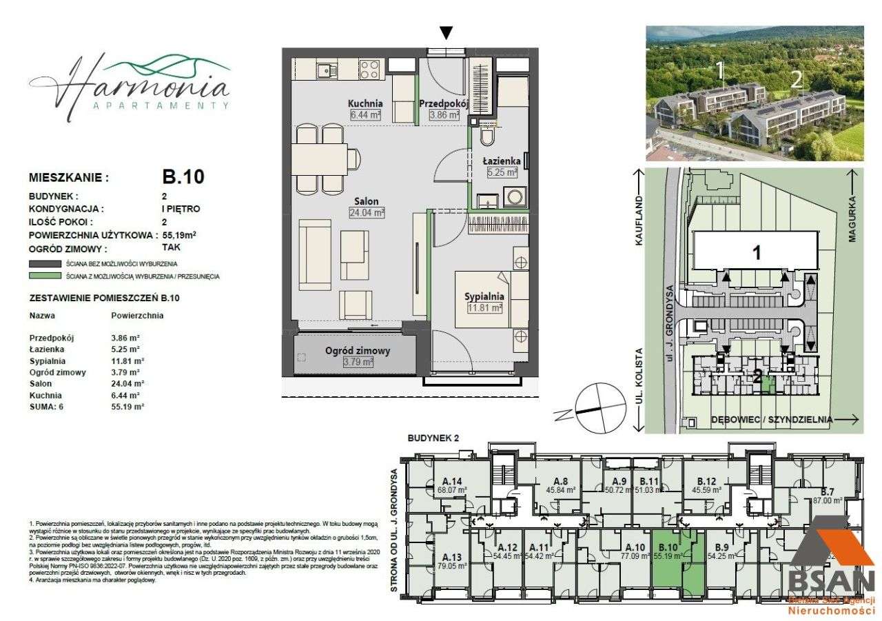 Apartamenty Harmonia - Pow.Ok.55 Mkw. Ogród Zimowy-0