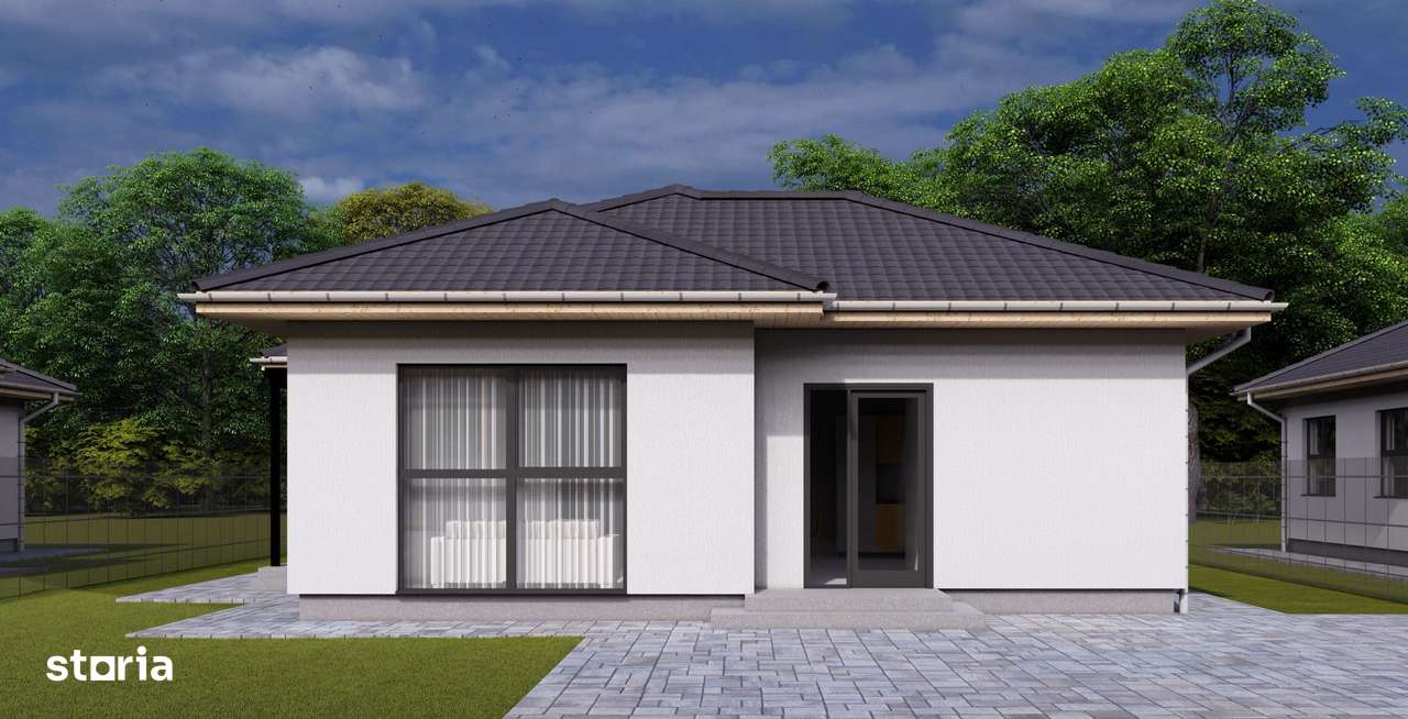 Casa la cheie 4 camere,120 mp,512 mp teren,cu gard si pavaj-4