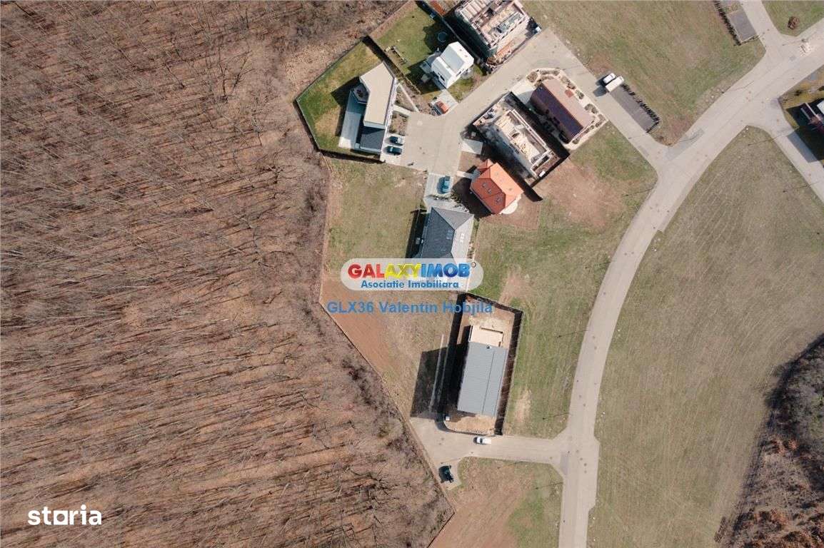 Vanzare teren 1290 mp cu proiect Balotesti Dumbrava Vlasiei padure - Imagine principală: 5/9