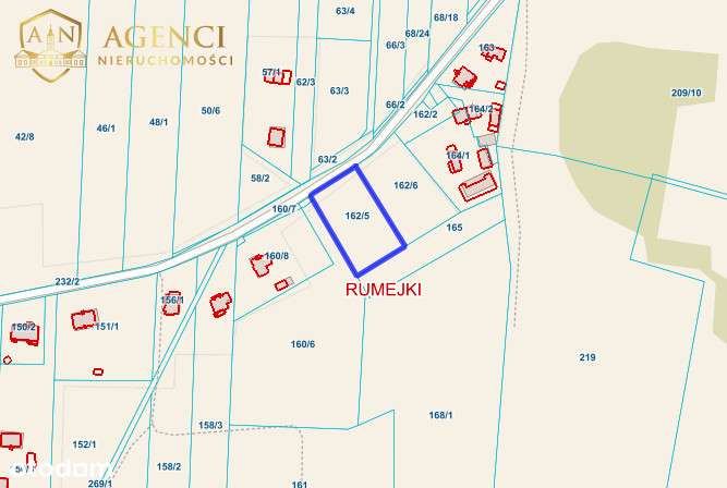 ** Rumejki ** 2672 m2 ** Warunki zabudowy **-1
