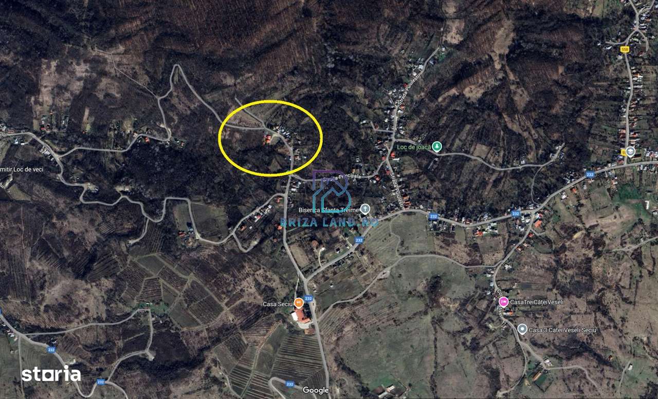 Prahova, orasul Boldesti-Scaeni, satul Seciu, teren 3007mp, d=36m - Imagine principală: 4/8