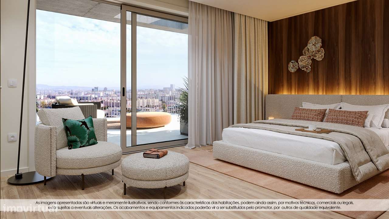 T2 Novo com Terraço (13,87m2) com vistas para o Parque em Canidelo.-20