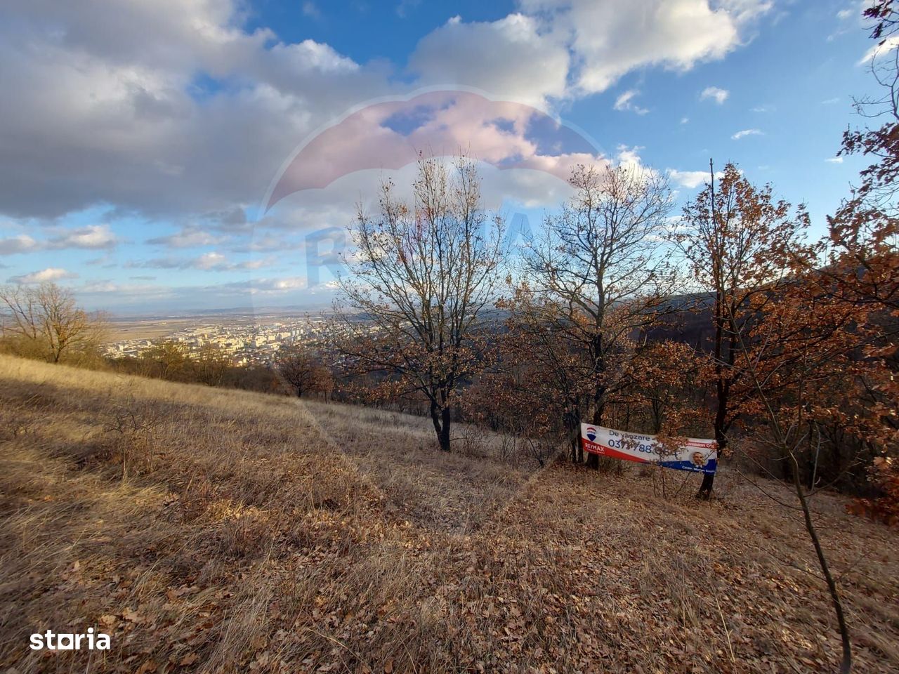 Teren 2,730mp situat langa padure, cu super view asupra orasului Deva