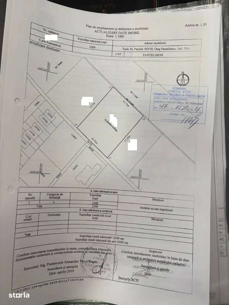 Oportunitate Teren Case Individuale sau Duplexuri Padurea Cernica 300m - Imagine principală: 1/4