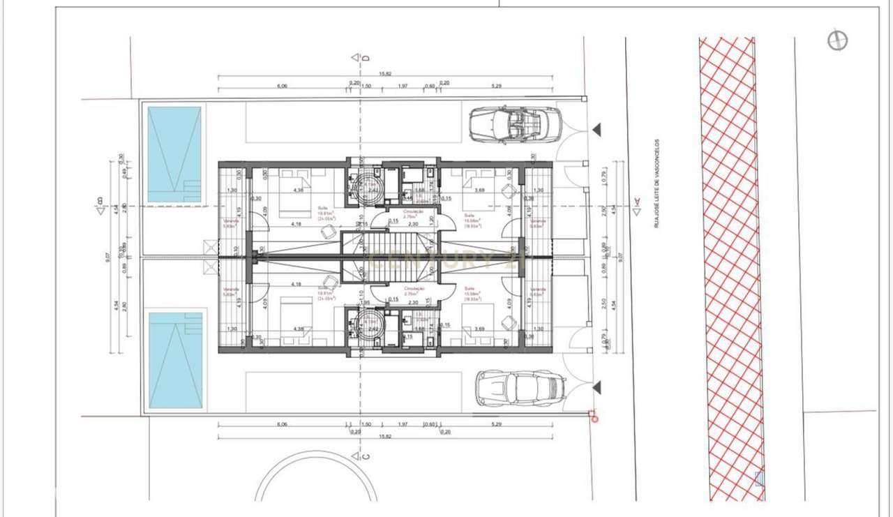 Moradia T3 Geminada, Piscina, Pinhal do General, Fernão Ferro-11