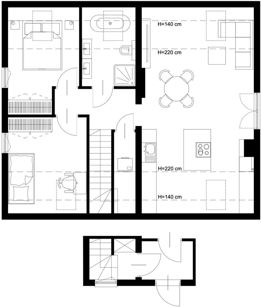 Dom wolnostojący dla dwóch rodzin – Bielsko-Biała, ul. Brzóski bez PCC-15