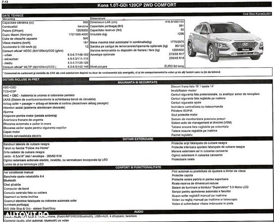 Hyundai KONA 1.0 T-GDI 2WD Comfort - 2