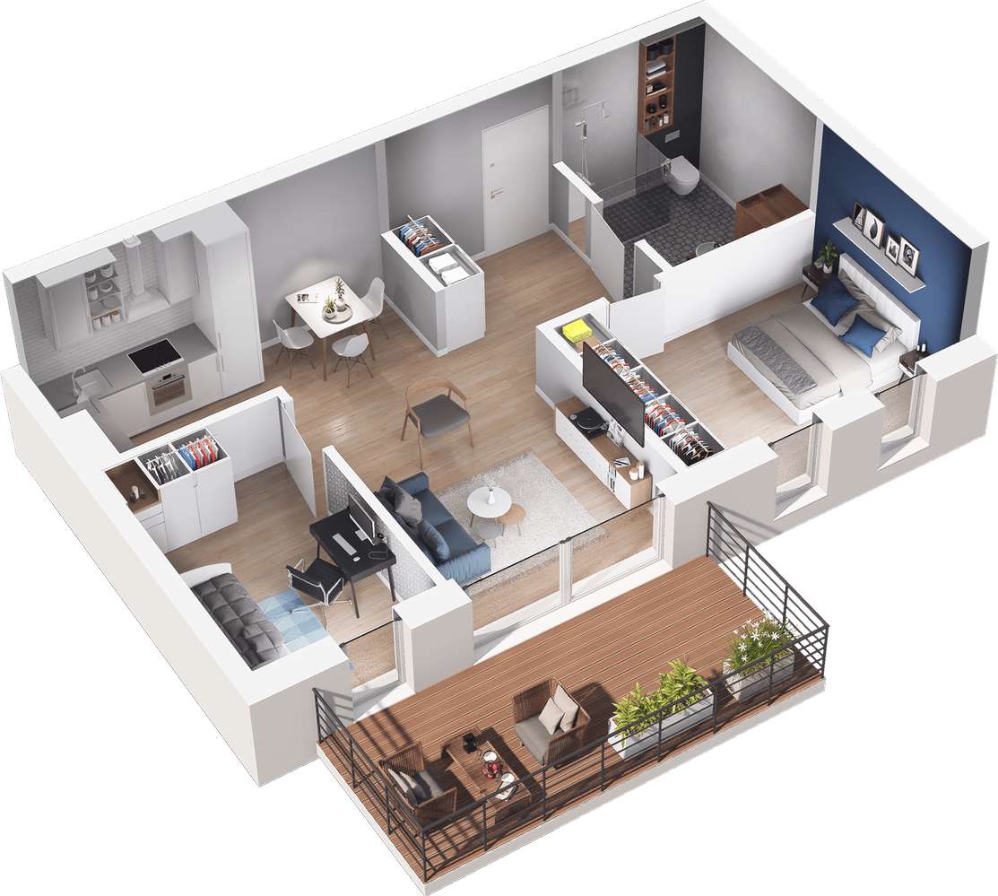 Racławicka Park | nowe mieszkanie M.26 - Pełny obrazek: 3/8