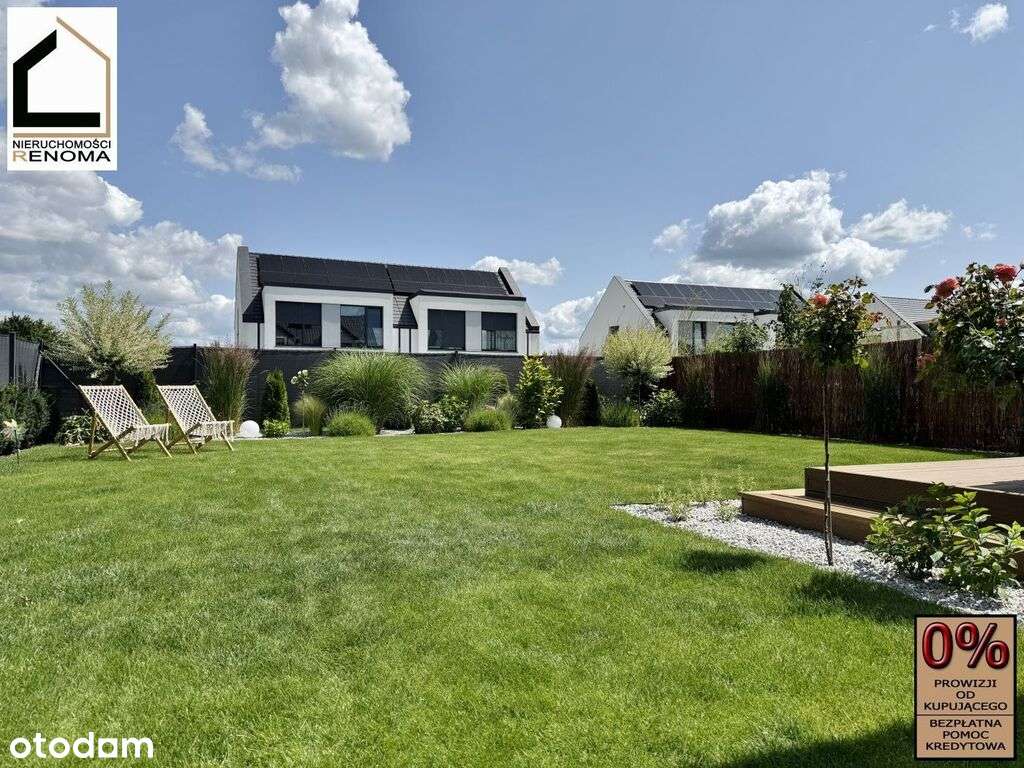 Nowoczesny bliźniak z garażem i pięknym ogrodem!-16