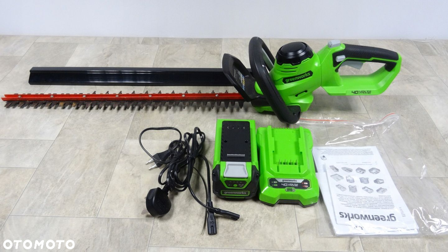 Nożyce elektryczne akumulatorowe Greenworks 61 cm - 10