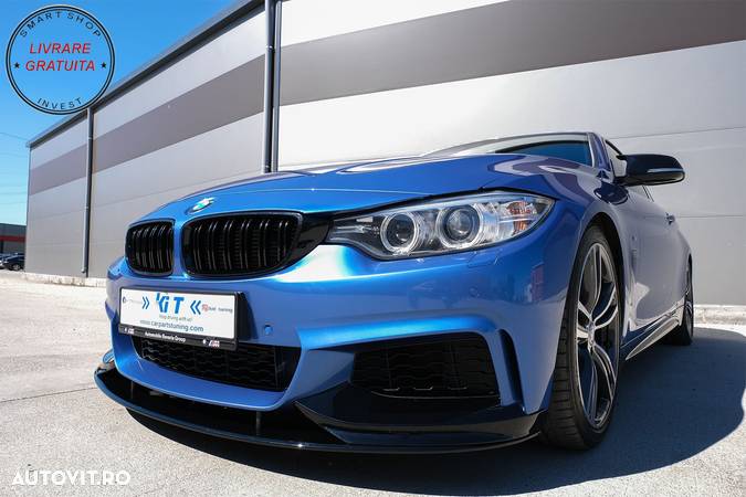 Grile Centrale BMW 4 Series F32 F33 F36 (2013-03.2019) Piano Black M Design- livrare gratuita - 5