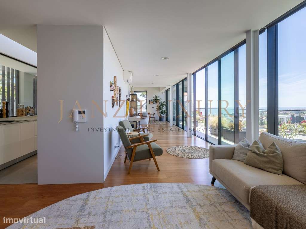 Moradia T4 Contemporânea com Vista Mar Total e Rooftop | Paço de Arcos-7