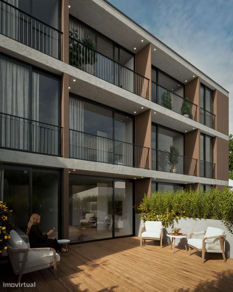Apartamento T1+1 com terraço Matosinhos Sul-0