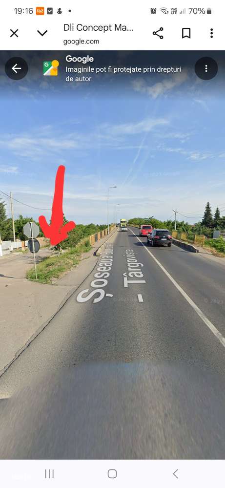 !!!!!!! Teren intravilan Buftea!!!!!! Strada Bucuresti -Târgoviște!!!! - Imagine principală: 5/5