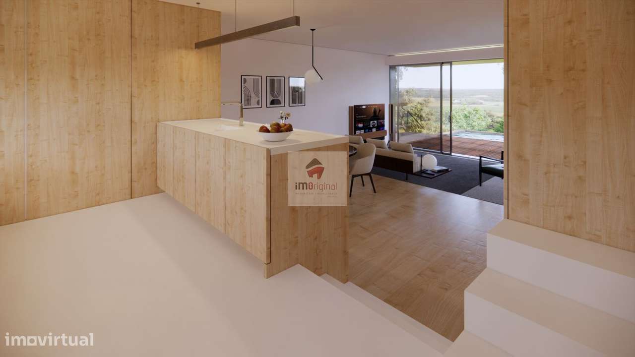 Lote de terreno c/420 m2, projeto aprovado moradia de 4 frentes, Grijo - Grande imagem: 4/9