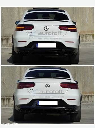 Difuzor bara spate Mercedes GLC Coupe (2015+) 63 AMG Chrome Design - 5