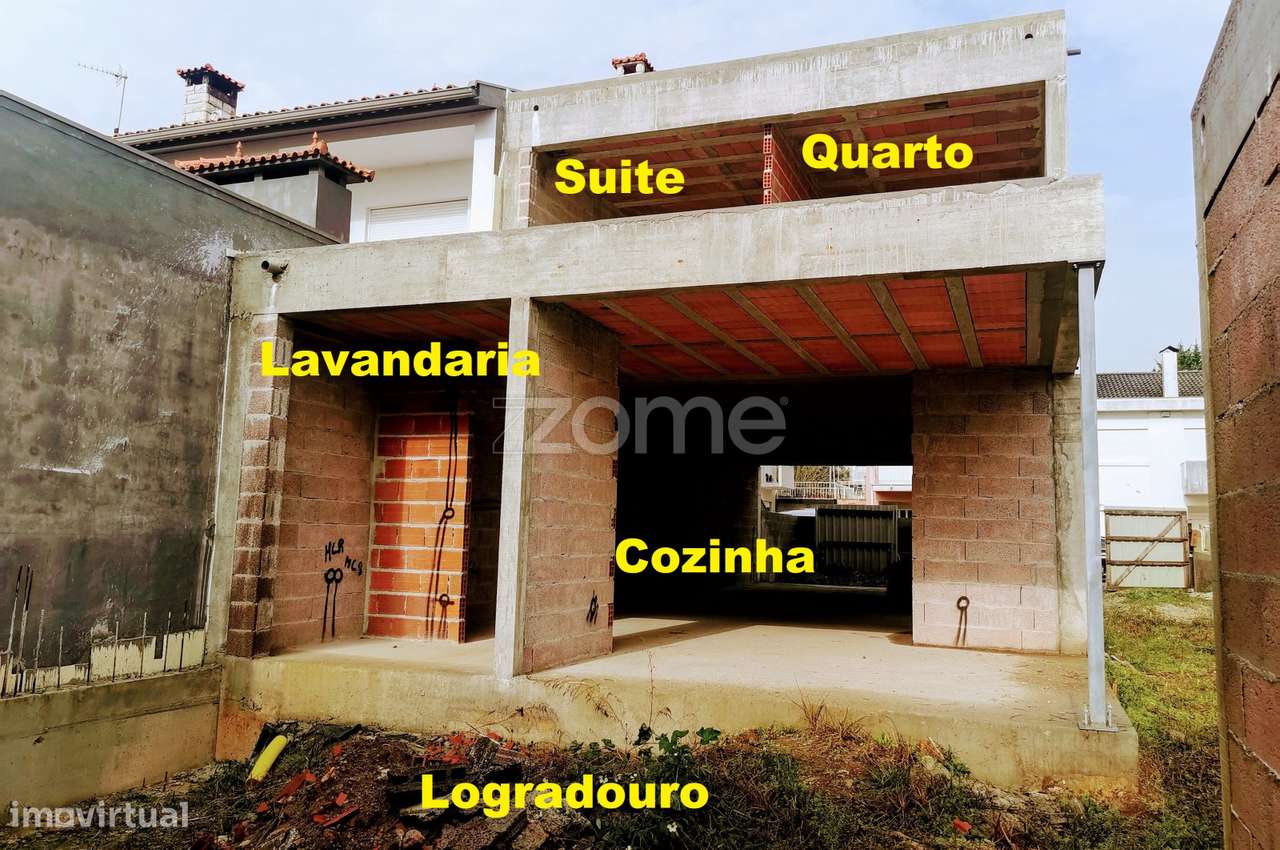 Moradia T3, 1 suite, venda sem acabamentos feitos, Arcozelo, Barcelos - Grande imagem: 5/39