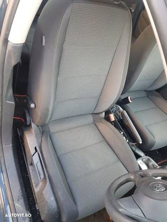 Interior Textil Scaun / Scaune si Bancheta cu Spatar Fara Incalzire VW Golf 6 Hatchback 2008 - 2013 - 2