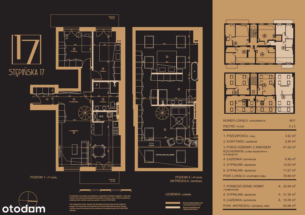 *5 pokoi * 139,37m2*Rewitalizowana kamienica*Mokotów-1