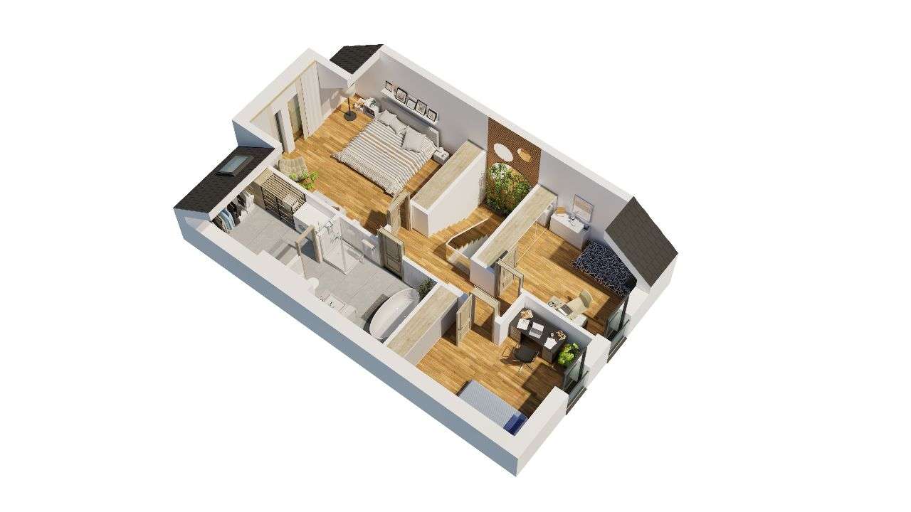 Nowoczesne Bliźniaki ul. Budowlana, Jędrzychów-7