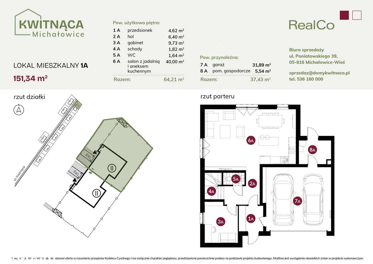 6-pok. dom 151 m2 + duży ogródek 337 m2 - Pełny obrazek: 2/9