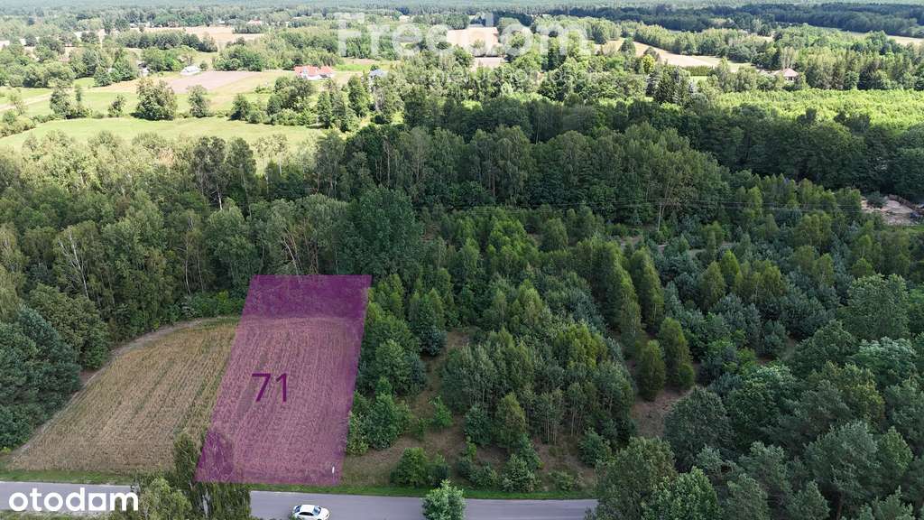 Działka budowlana przy zaciszu lasu - Pełny obrazek: 3/5