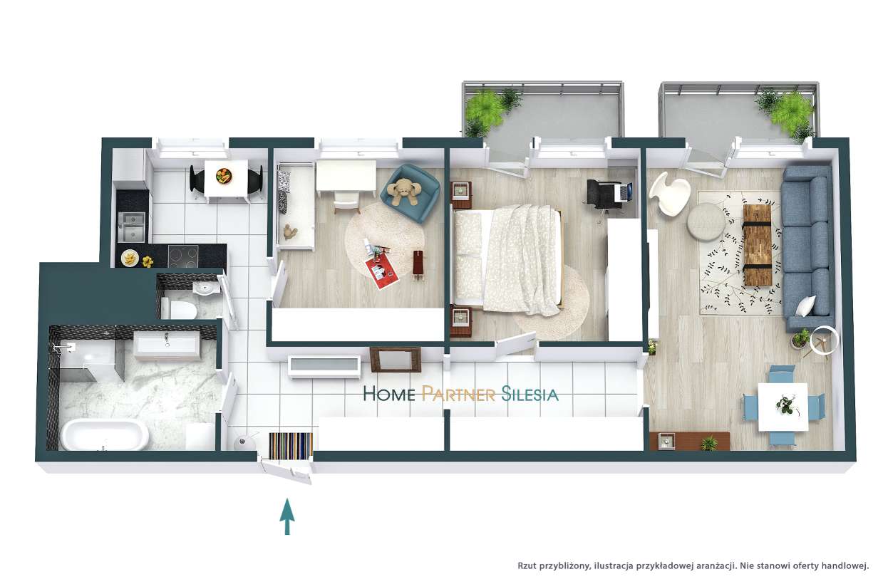 3-pokojowe mieszkanie z potencjałem – Katowice, Zawodzie-5