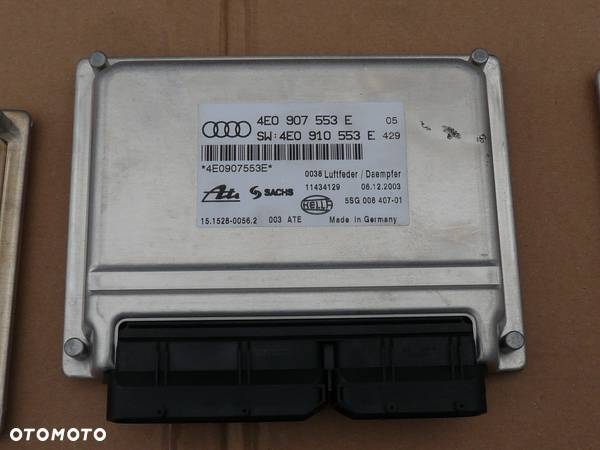 AUDI A8 D3 MODUŁ STEROWNIK ZAWIESZENIA 4E0907553F 4E0907553H 4E0907553E - 6