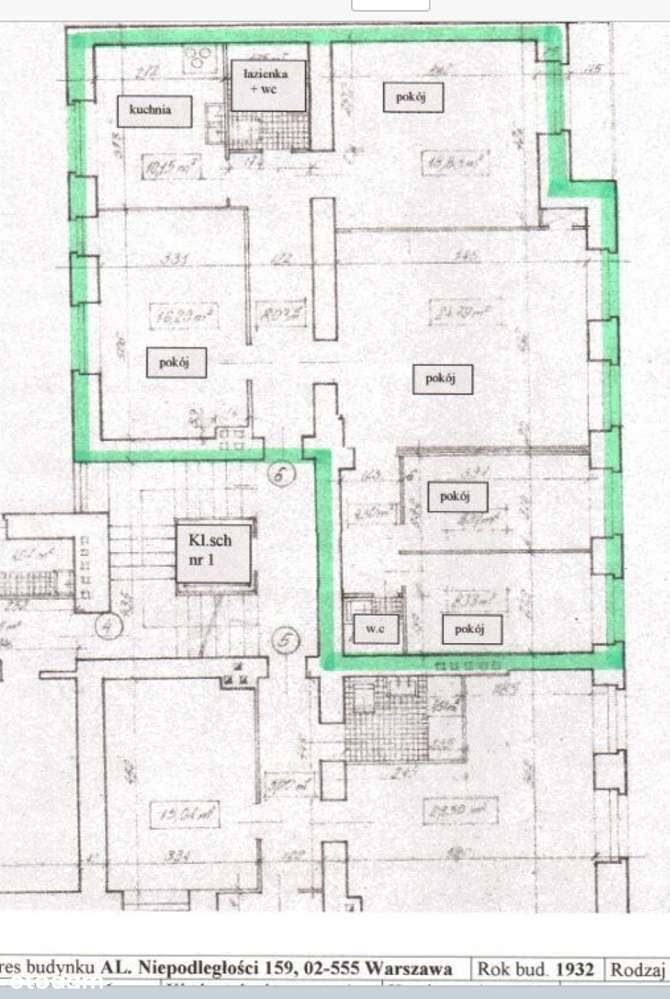 Okazja! 5 pokoi, balkon, blisko metro Pole Mokotowskie.-19